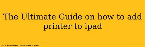 How to Print Photos from iPad: A Guide with Multiple Views